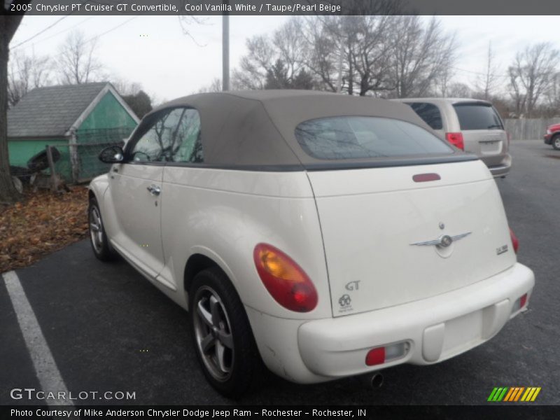 Cool Vanilla White / Taupe/Pearl Beige 2005 Chrysler PT Cruiser GT Convertible