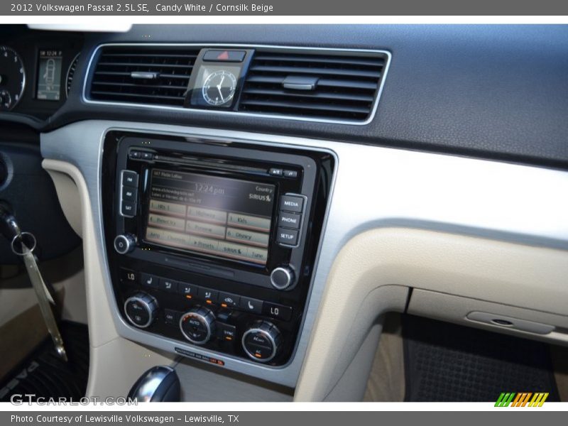 Candy White / Cornsilk Beige 2012 Volkswagen Passat 2.5L SE