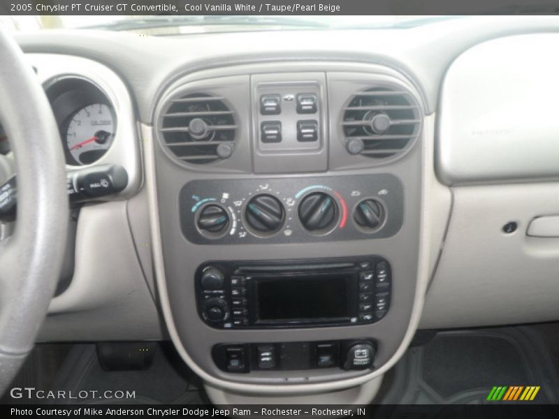 Cool Vanilla White / Taupe/Pearl Beige 2005 Chrysler PT Cruiser GT Convertible