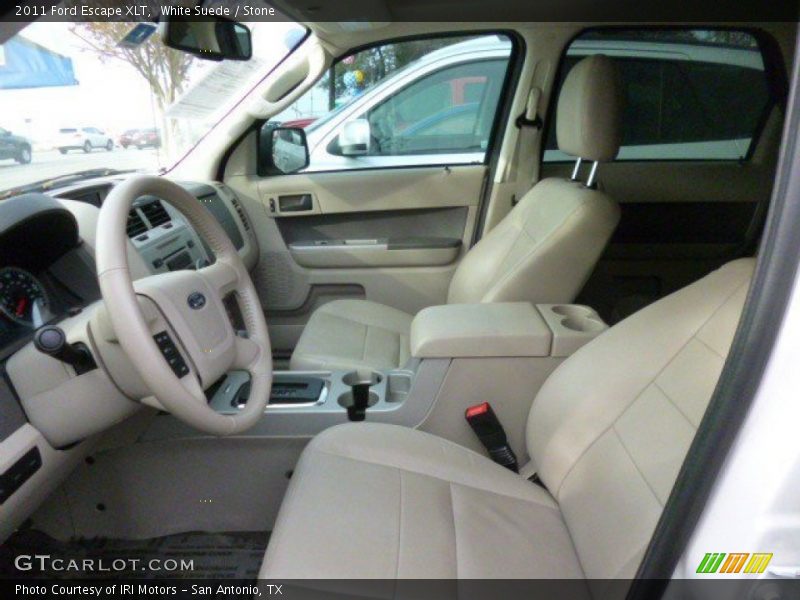 White Suede / Stone 2011 Ford Escape XLT