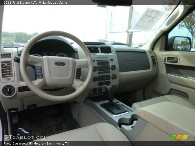 White Suede / Stone 2011 Ford Escape XLT