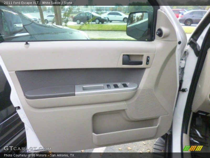 White Suede / Stone 2011 Ford Escape XLT