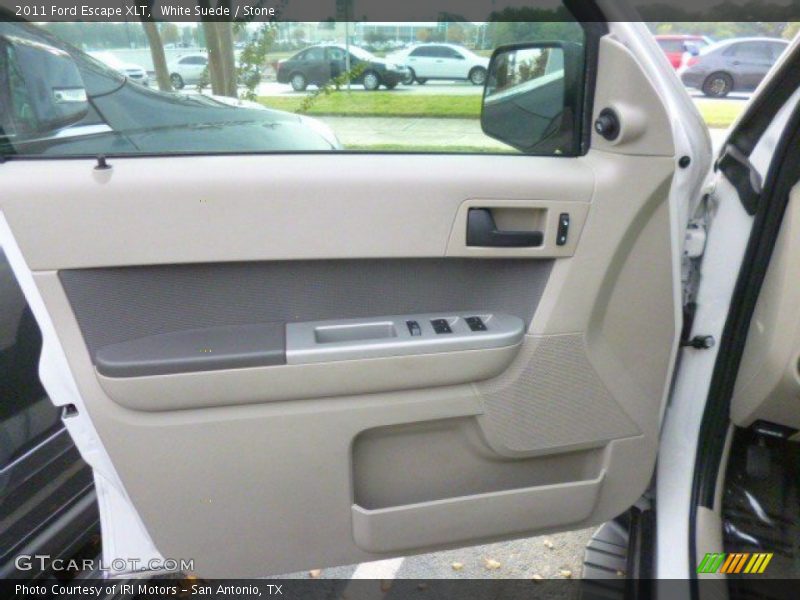 White Suede / Stone 2011 Ford Escape XLT