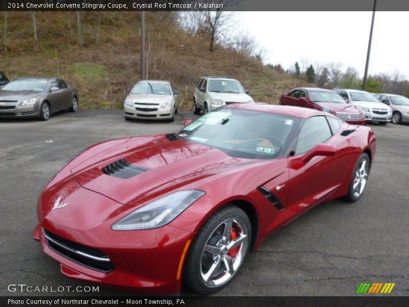 Front 3/4 View of 2014 Corvette Stingray Coupe