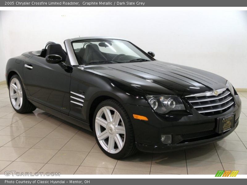 Graphite Metallic / Dark Slate Grey 2005 Chrysler Crossfire Limited Roadster