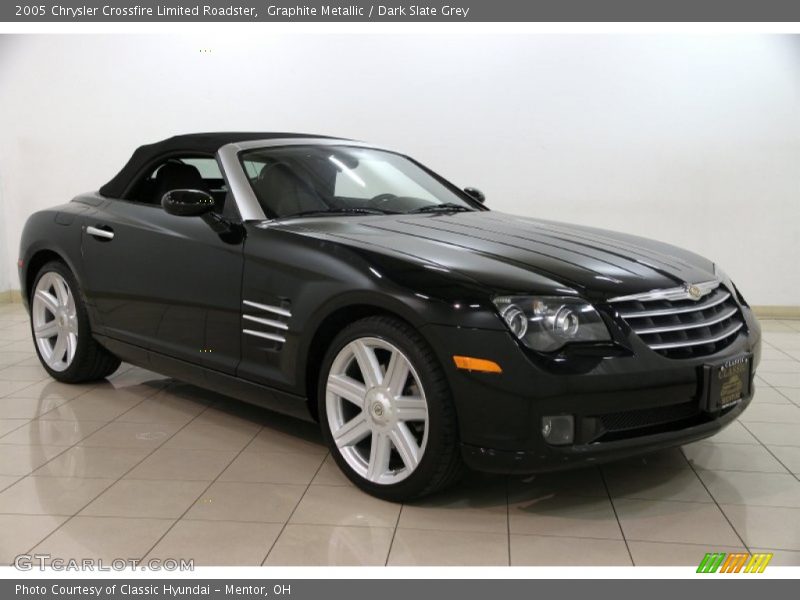 Graphite Metallic / Dark Slate Grey 2005 Chrysler Crossfire Limited Roadster