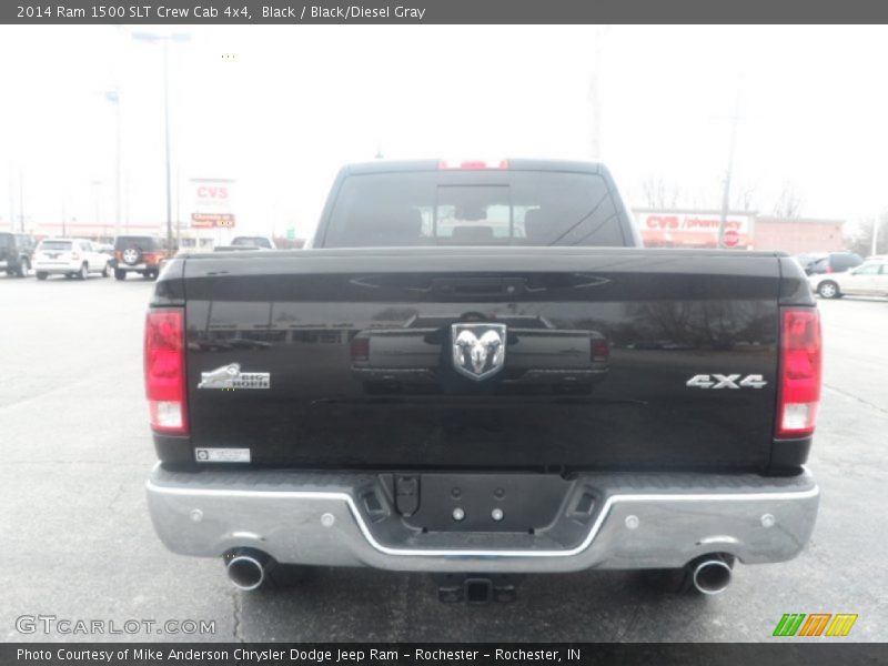 Black / Black/Diesel Gray 2014 Ram 1500 SLT Crew Cab 4x4