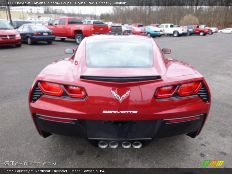 Exhaust of 2014 Corvette Stingray Coupe