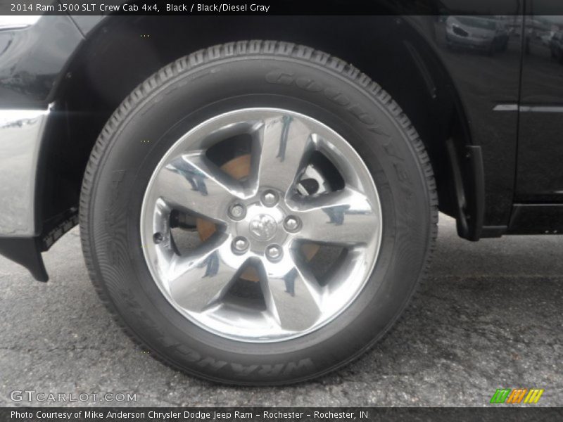 Black / Black/Diesel Gray 2014 Ram 1500 SLT Crew Cab 4x4