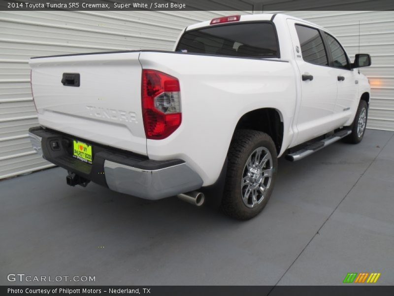 Super White / Sand Beige 2014 Toyota Tundra SR5 Crewmax