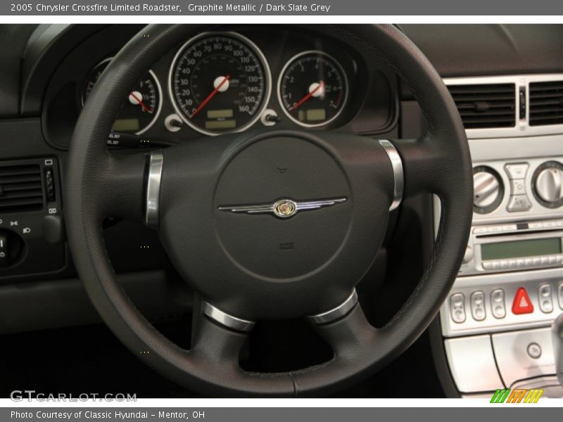 Graphite Metallic / Dark Slate Grey 2005 Chrysler Crossfire Limited Roadster