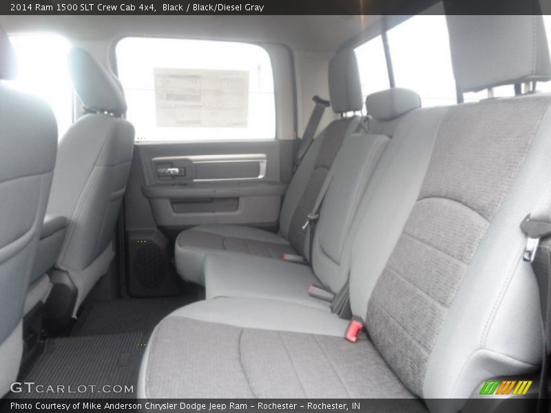 Black / Black/Diesel Gray 2014 Ram 1500 SLT Crew Cab 4x4