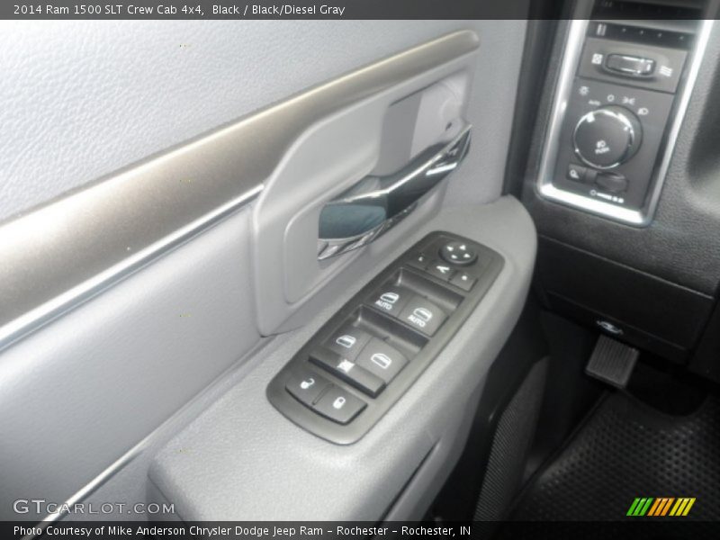 Black / Black/Diesel Gray 2014 Ram 1500 SLT Crew Cab 4x4