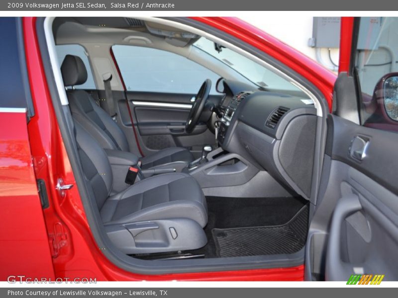 Salsa Red / Anthracite 2009 Volkswagen Jetta SEL Sedan
