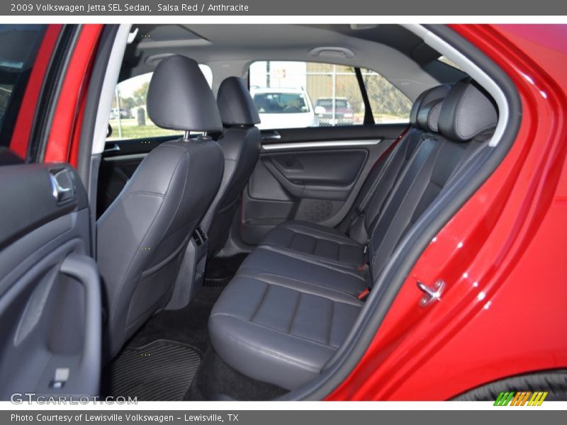 Salsa Red / Anthracite 2009 Volkswagen Jetta SEL Sedan
