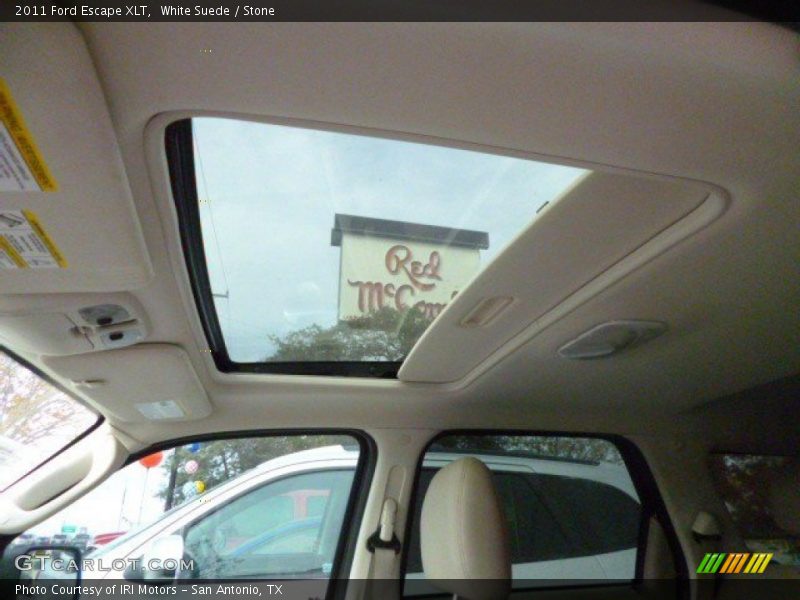 White Suede / Stone 2011 Ford Escape XLT