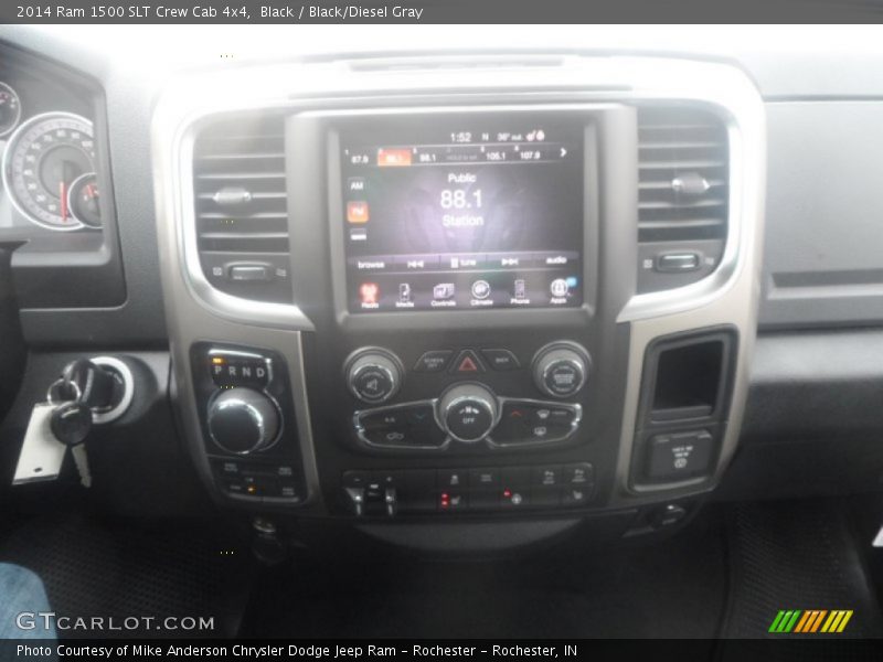 Black / Black/Diesel Gray 2014 Ram 1500 SLT Crew Cab 4x4