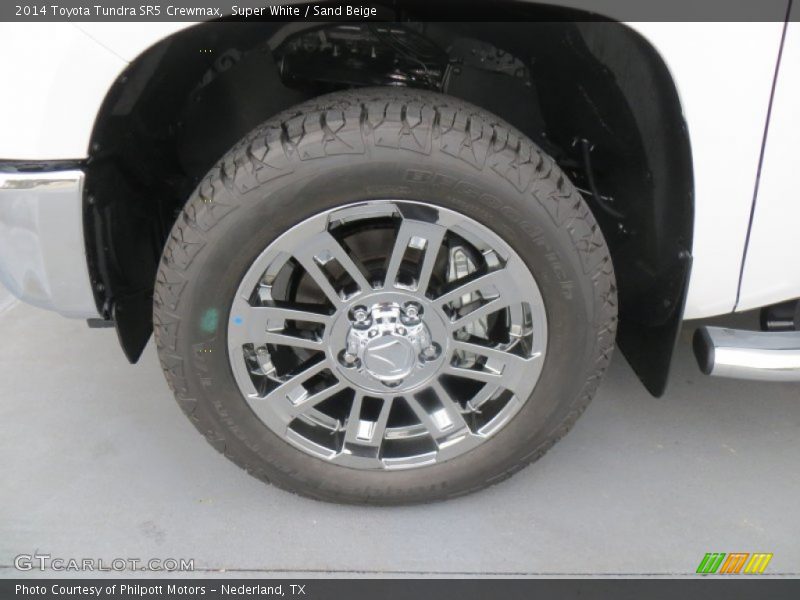 Super White / Sand Beige 2014 Toyota Tundra SR5 Crewmax
