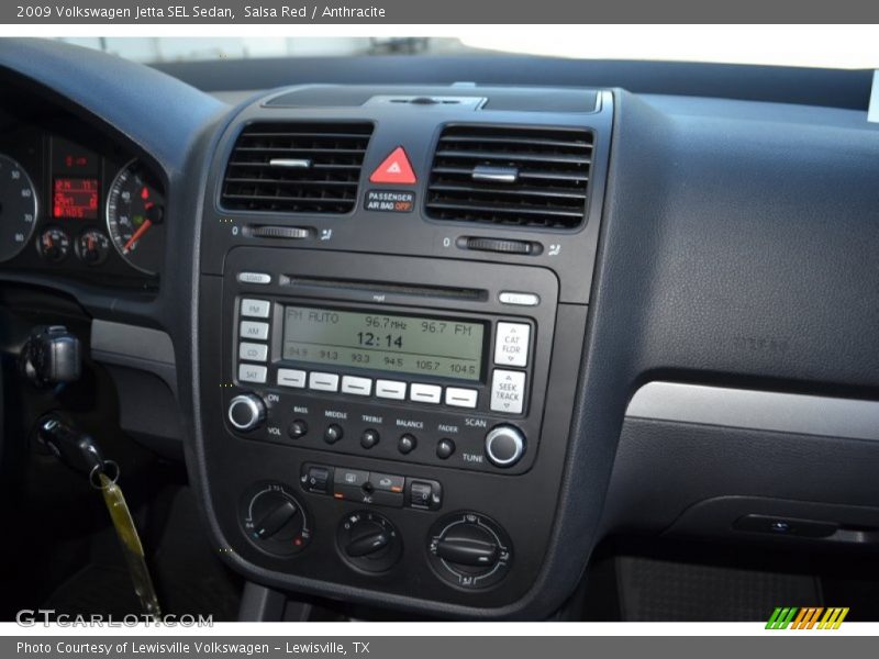 Salsa Red / Anthracite 2009 Volkswagen Jetta SEL Sedan