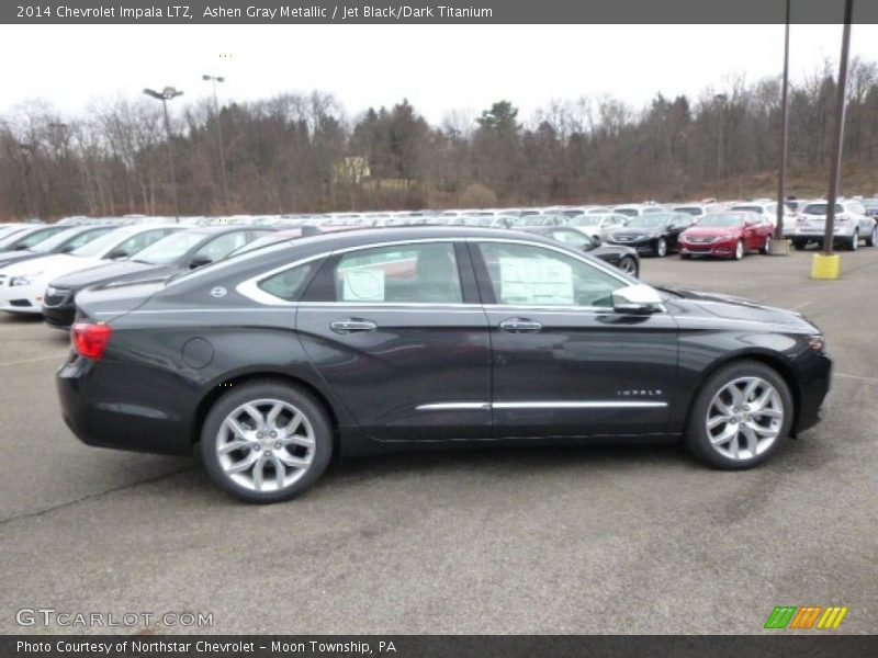 Ashen Gray Metallic / Jet Black/Dark Titanium 2014 Chevrolet Impala LTZ