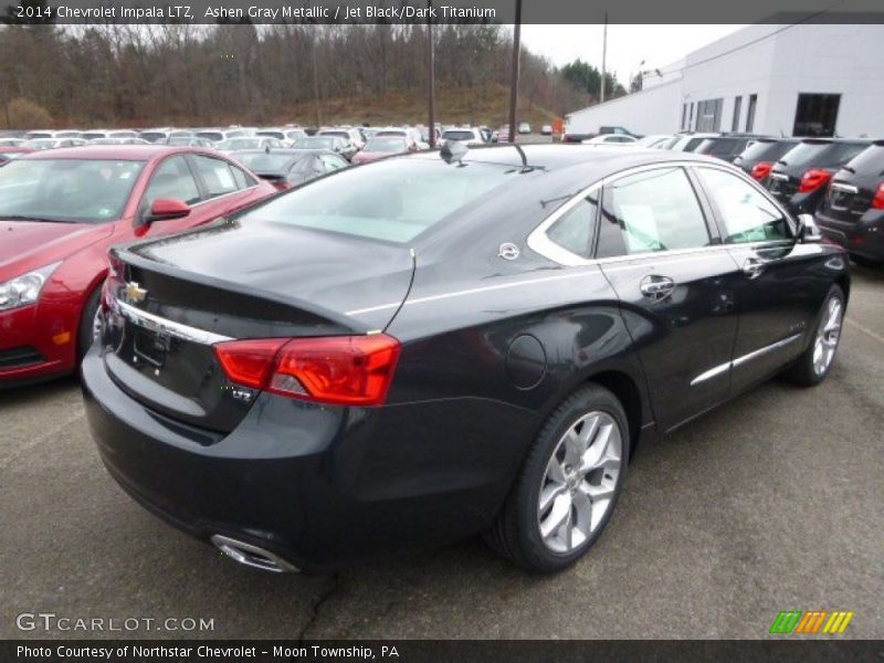 Ashen Gray Metallic / Jet Black/Dark Titanium 2014 Chevrolet Impala LTZ