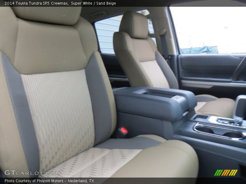 Super White / Sand Beige 2014 Toyota Tundra SR5 Crewmax