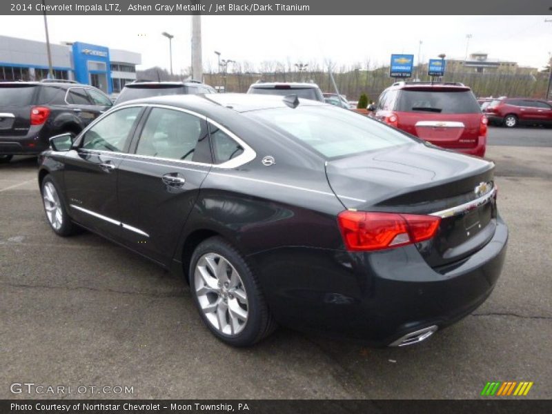 Ashen Gray Metallic / Jet Black/Dark Titanium 2014 Chevrolet Impala LTZ
