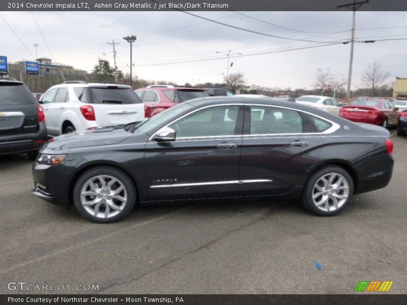 Ashen Gray Metallic / Jet Black/Dark Titanium 2014 Chevrolet Impala LTZ