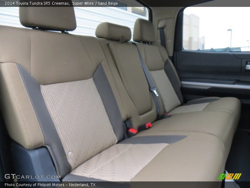 Super White / Sand Beige 2014 Toyota Tundra SR5 Crewmax