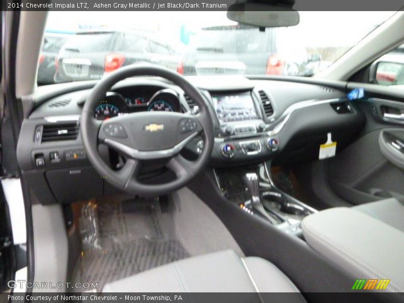 Ashen Gray Metallic / Jet Black/Dark Titanium 2014 Chevrolet Impala LTZ