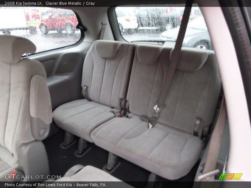 Glacier Blue Metallic / Gray 2008 Kia Sedona LX
