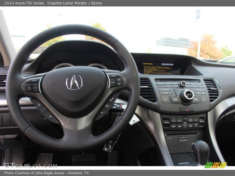 Graphite Luster Metallic / Ebony 2014 Acura TSX Sedan