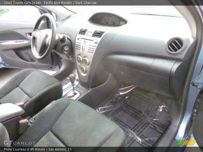 Pacific Blue Metallic / Dark Charcoal 2009 Toyota Yaris Sedan