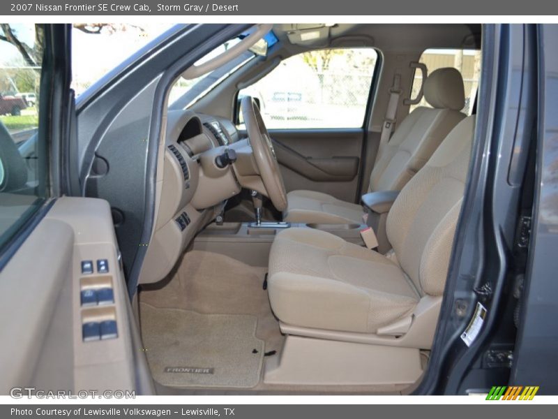 Storm Gray / Desert 2007 Nissan Frontier SE Crew Cab