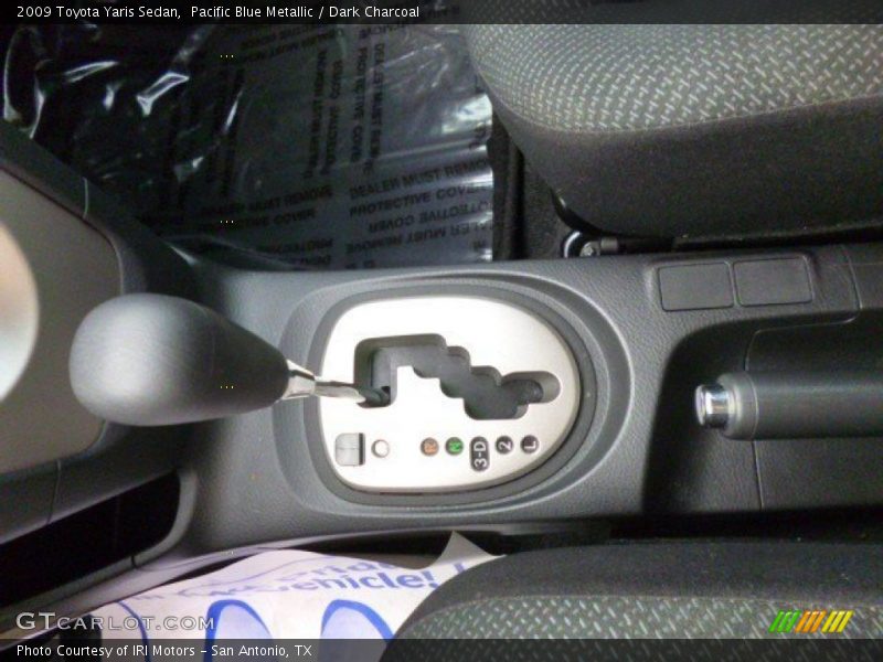 Pacific Blue Metallic / Dark Charcoal 2009 Toyota Yaris Sedan