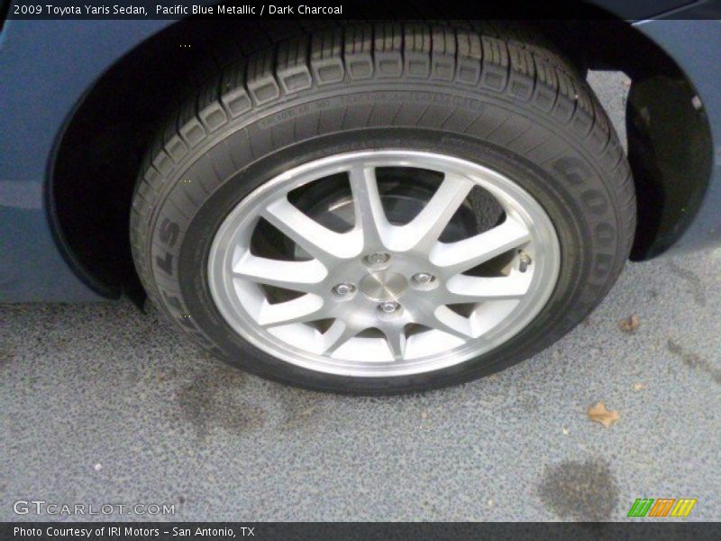 Pacific Blue Metallic / Dark Charcoal 2009 Toyota Yaris Sedan
