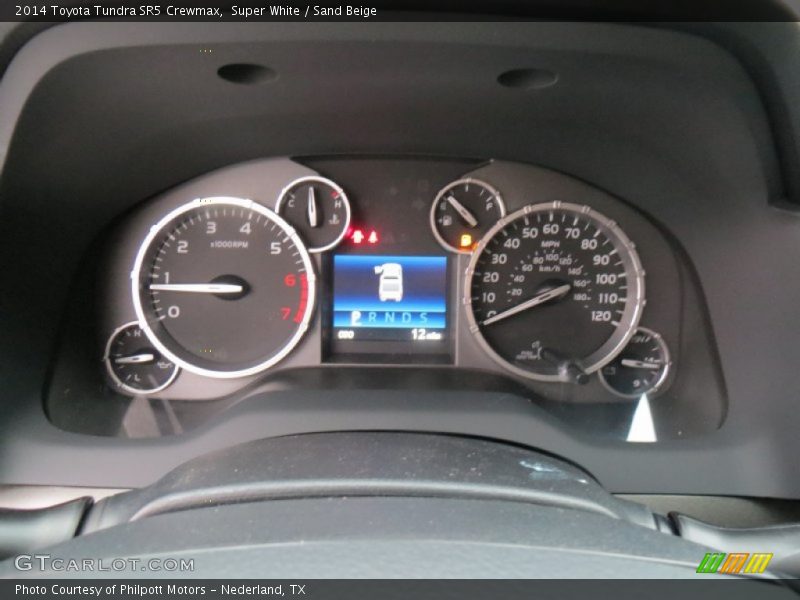 Super White / Sand Beige 2014 Toyota Tundra SR5 Crewmax