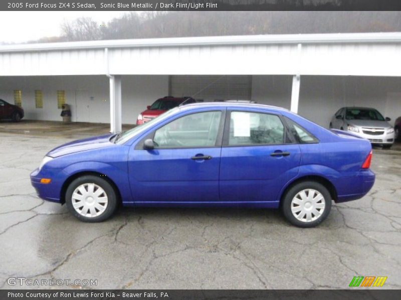 Sonic Blue Metallic / Dark Flint/Light Flint 2005 Ford Focus ZX4 S Sedan