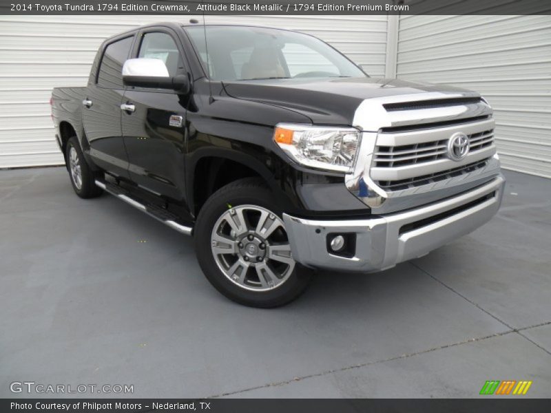 Attitude Black Metallic / 1794 Edition Premium Brown 2014 Toyota Tundra 1794 Edition Crewmax