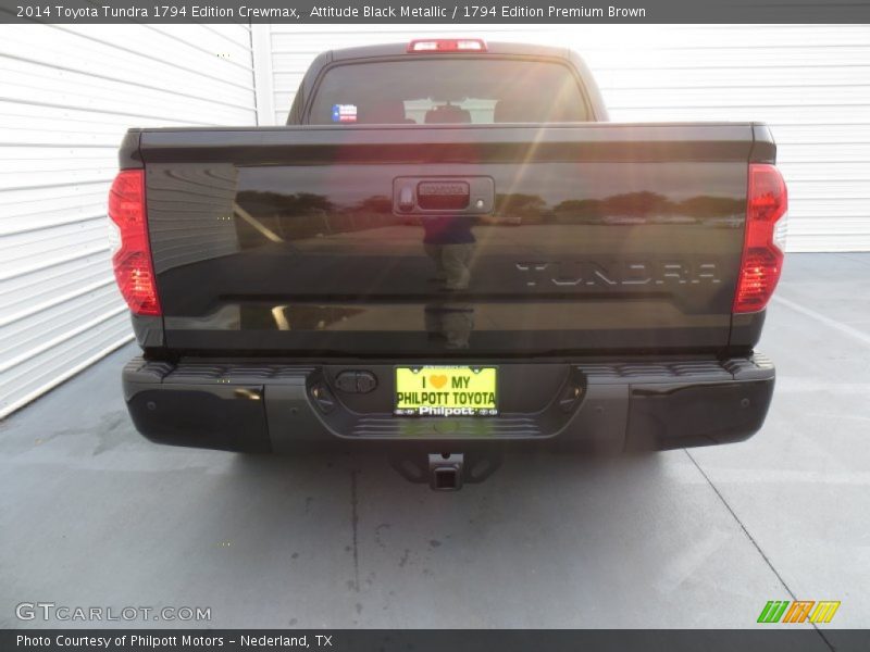 Attitude Black Metallic / 1794 Edition Premium Brown 2014 Toyota Tundra 1794 Edition Crewmax