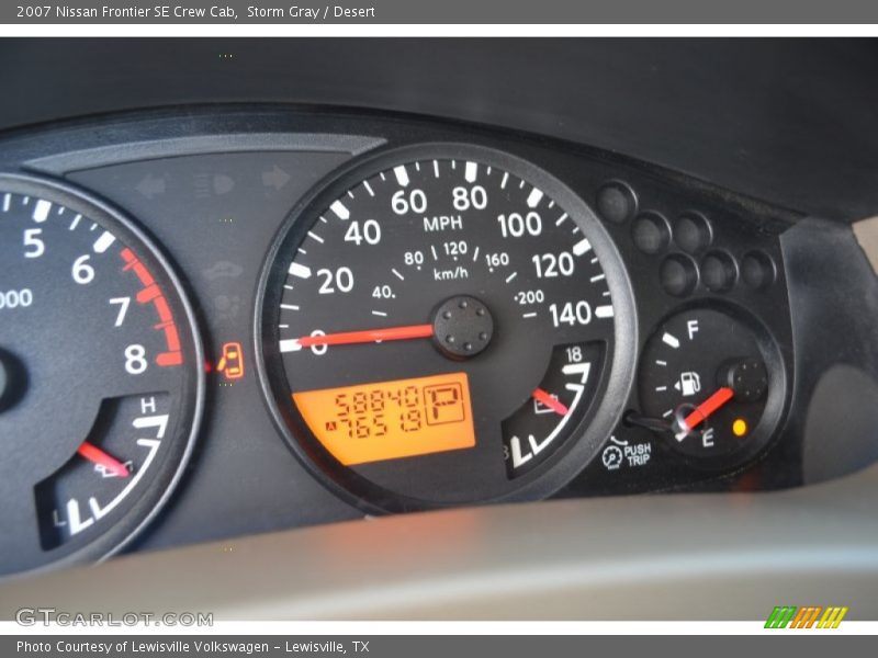 Storm Gray / Desert 2007 Nissan Frontier SE Crew Cab