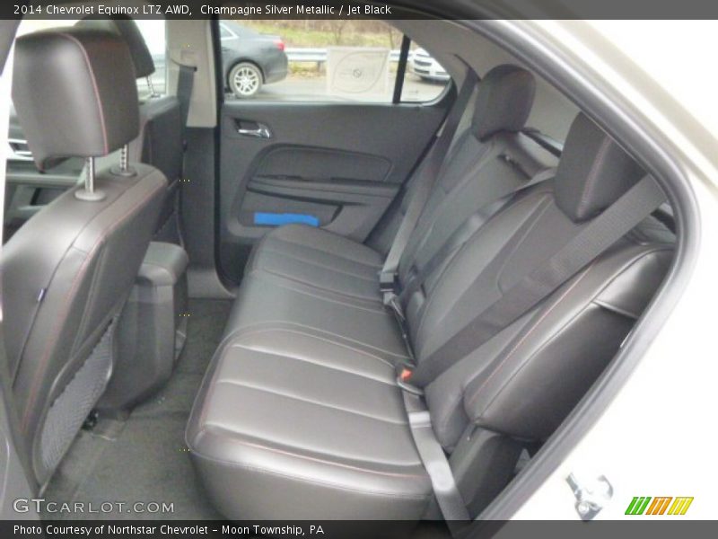 Champagne Silver Metallic / Jet Black 2014 Chevrolet Equinox LTZ AWD