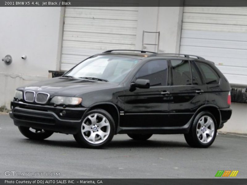 Jet Black / Black 2001 BMW X5 4.4i