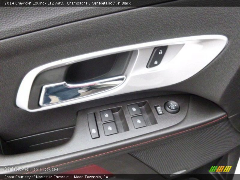 Champagne Silver Metallic / Jet Black 2014 Chevrolet Equinox LTZ AWD