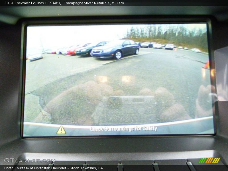 Champagne Silver Metallic / Jet Black 2014 Chevrolet Equinox LTZ AWD