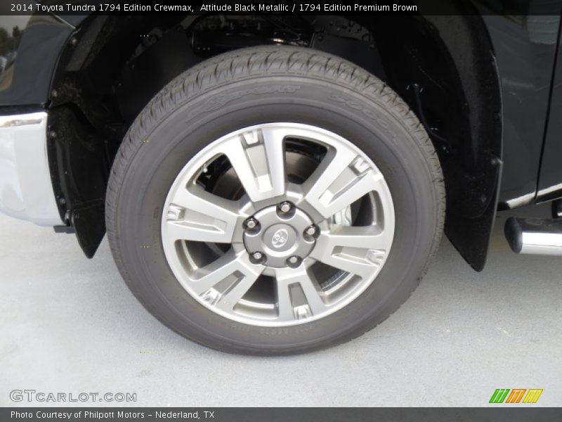 Attitude Black Metallic / 1794 Edition Premium Brown 2014 Toyota Tundra 1794 Edition Crewmax