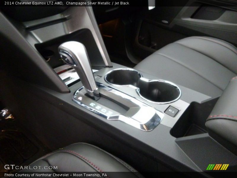 Champagne Silver Metallic / Jet Black 2014 Chevrolet Equinox LTZ AWD