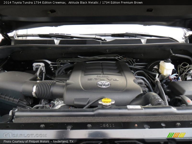 Attitude Black Metallic / 1794 Edition Premium Brown 2014 Toyota Tundra 1794 Edition Crewmax