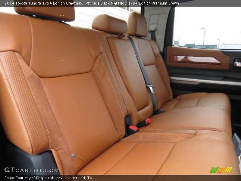 Rear Seat of 2014 Tundra 1794 Edition Crewmax