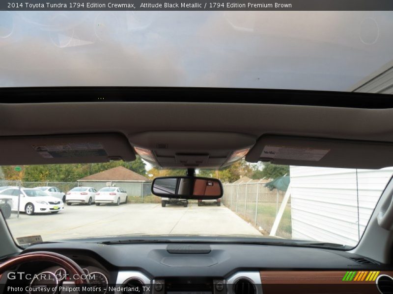 Attitude Black Metallic / 1794 Edition Premium Brown 2014 Toyota Tundra 1794 Edition Crewmax